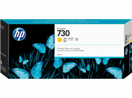Cartuse de cerneala - HP 730 300-ml Yellow Ink Cartridge, DesignJet T1700