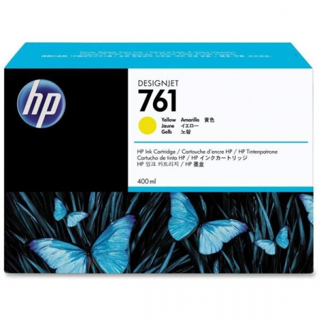 Cartuse de cerneala - HP 761 400-ml Yellow Designjet Ink Cartridge