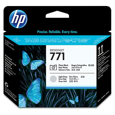 Cartuse de cerneala - HP 771 Photo Black/Light Gray Designjet Printhead