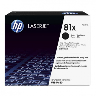 Cartuse toner - HP 81X High Yield Black Original LaserJet Toner Cartridge M630 (25k)