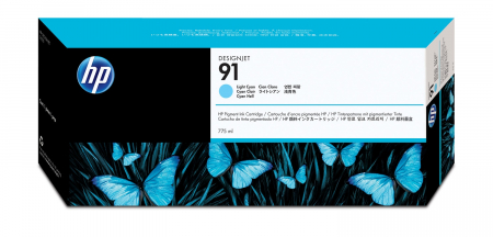 Cartuse de cerneala - HP 91 775 ml Light Cyan Ink Cartridge with Vivera Ink