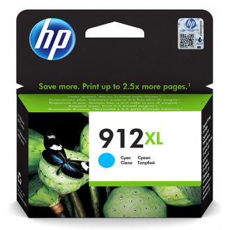 Cartuse de cerneala - HP 912XL High Yield Cyan Original Ink Cartridge, pt. OfficeJet 8013/8023, cap. 825 pag
