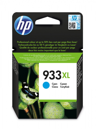 Cartuse de cerneala - HP 933XL Cyan Officejet Ink Cartridge (~825pag)