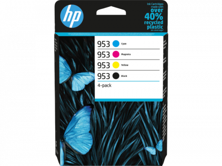 Cartuse de cerneala - HP 953 CMYK Original Ink Cartridge 4-Pack (900 pag K, 630 pag CMY) 6ZC69AE