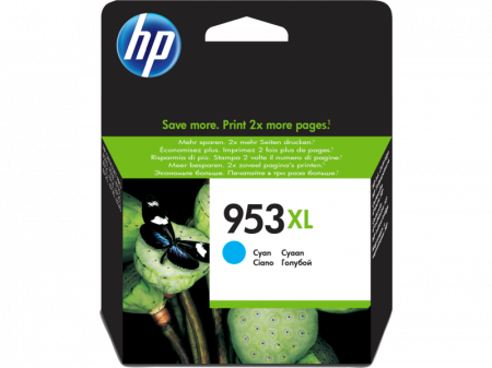 Cartuse de cerneala - HP 953XL High Yield Cyan Original Ink Cartridge (1450 pag)