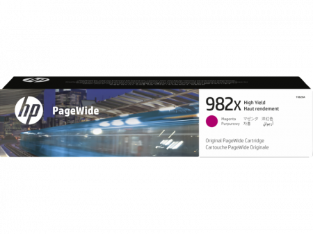 Cartuse de cerneala - HP 982X High Yield Magenta Original PageWide Cartridge, PageWide 765dn, 780dn/dns, 785f/zs, 16k pag