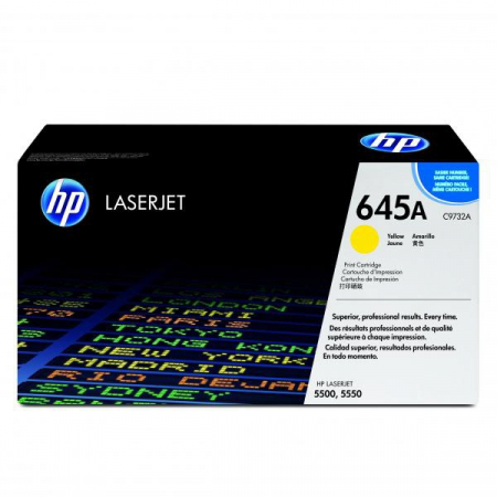 Cartuse toner - HP 645A - CLJ 5500 Yellow Print Crtg (12.000 pag)