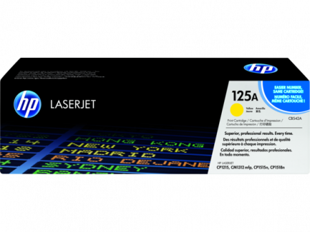 Cartuse toner - HP Color LaserJet 125A - CP1215/1515n Yellow Cartridge (1.400pag)