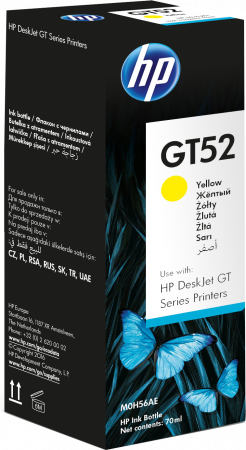 Cartuse de cerneala - HP GT52 Yellow Original Ink Bottle, 8k