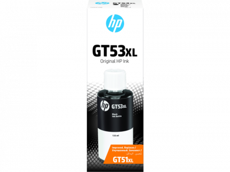 Cartuse de cerneala - HP GT53XL 135ml Black Original Ink Bottle, 6k; pt. HP Ink Tank / Smart Tank. Inlocuieste GT51XL