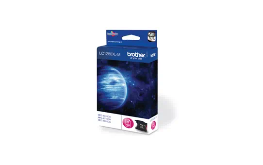 LC1280XLM - High Yield Magenta Ink Cartridge (1200 Copies) for MFC-J5910DW/MFC-J6510DW/MFC-J6910DW [1]