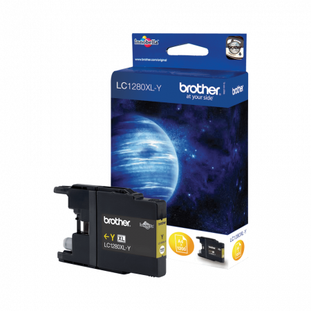 Cartuse de cerneala - LC1280XLY - High Yield Yellow Ink Cartridge (1200 Copies) for MFC-J5910DW/MFC-J6510DW/MFC-J6910DW