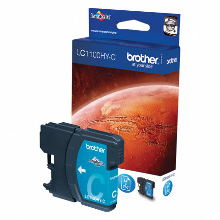 Cartuse de cerneala - LC1100HYC Cyan ink. Pt.Brother MFC5895CW/DCP6690CW/MFC6490CW/6890CDW (750 pag)