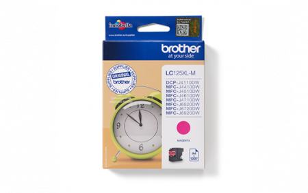 Cartuse de cerneala - LC125XLM, High Yield Magenta Ink Cartridge for MFC-J4410DW/MFC-J4110DW/ MFC-J6920DW (1200 pagini)