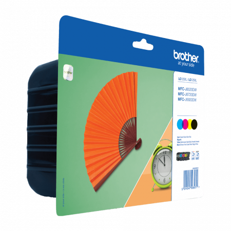 Cartuse de cerneala - LC129XLVALBP Set cartuse cerneala LC129XLBK,  2400 pagini +  LC125XLC, LC125XLM, LC125XLY  -  1200 pagini