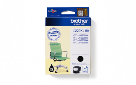 Cartuse de cerneala - LC229XLBK, Ink Cartridge Black, for MFC-J5320DW/MFC-J5620DW/MFC-J5720DW (2400 pagini)