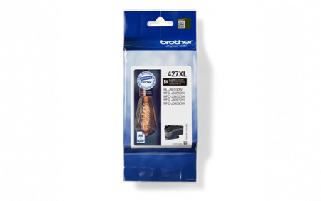 Cartuse de cerneala - LC427XLBK, Ink Cartridge HC Black, for MFC-J5955DW/MFC-J6955DW/MFC-J6957DW/HL-J6010DW (6.000 pagini)