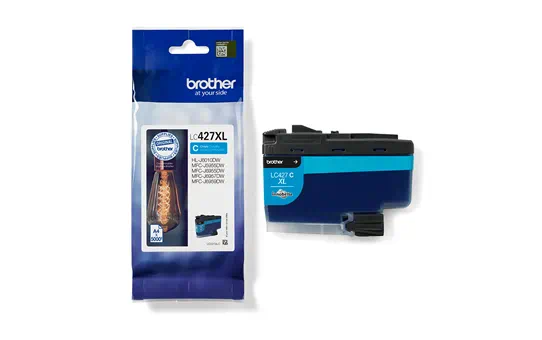 LC427XLC, Ink Cartridge HC Cyan for  MFC-J5955DW/MFC-J6955DW/MFC-J6957DW/HL-J6010DW (5.000 pagini) [1]