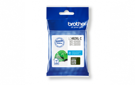 LC462XLC, Ink Cartridge HC Cyan for  MFC-J2340DW/MFC-J3540DW/MFC-J3940DW (1.500 pagini) [0]