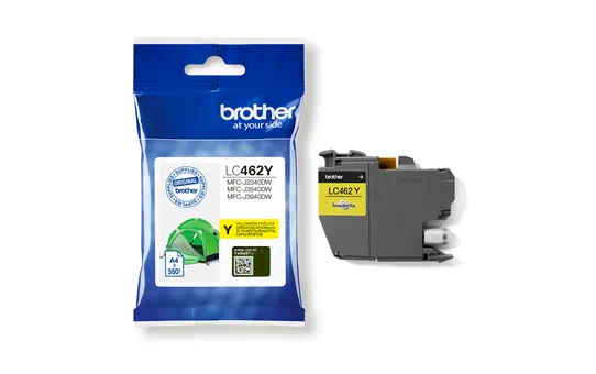 LC462Y, Ink Cartridge Yellow for MFC-J2340DW/MFC-J3540DW/MFC-J3940DW (550 pagini) [1]