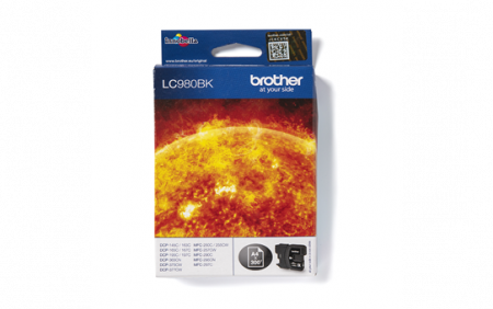 Cartuse de cerneala - LC980BK Black ink pt.Brother DCP-145C/165C/195C/365CN/375CW, MFC-250C/290C/295C