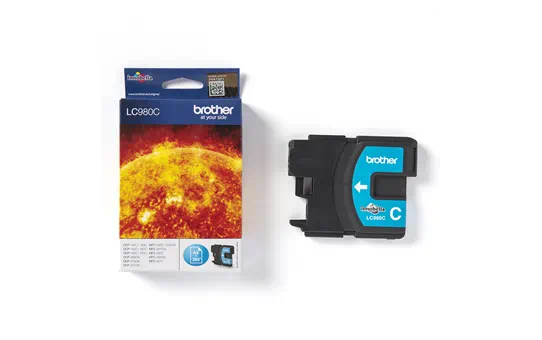 LC980C Cyan ink. PtBrother DCP-145C/165C/195C/365CN/375CW, MFC-250C/290C/295C [1]