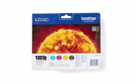 Cartuse de cerneala - LC980VALBP Ink Set LC980 ,for DCP-145C/165C/195C/365CN/375CW, MFC-250C/290C/295C contine BK/M/C/Y