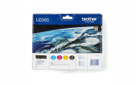 Cartuse de cerneala - LC985VALBP Set cartuse cerneala Brother B+C+M+Y LC985VALBP