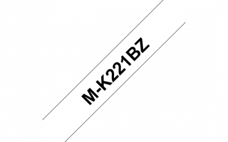 Benzi pentru etichete - MK221BZ 9mm BLACK ON WHITE TAPE