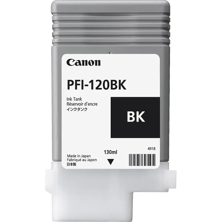 PFI-120BK Black, pt. TM-200/205/300/305, 130ml