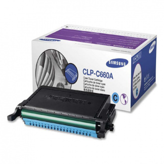 Cartuse toner - Samsung CLP-C660A Cyan Toner Cartridge, CLP-610/660, CLX-6200/6210/6240 - 2,000 pag