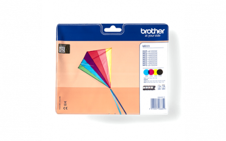 Set cartuse cerneala Brother B+C+M+Y LC223VALBP