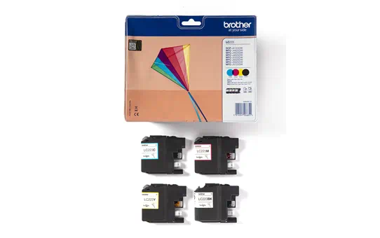 Set cartuse cerneala Brother B+C+M+Y LC223VALBP [1]