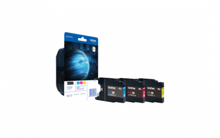 Cartuse de cerneala - Set cartuse cerneala Brother C+M+Y LC1280XLRBWBP