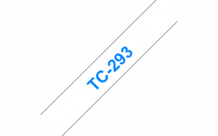 Benzi pentru etichete - TC293 9mm BLUE ON WHITE TAPE