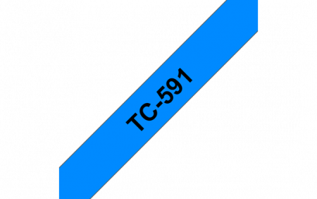 Benzi pentru etichete - TC591 9mm BLACK ON BLUE TAPE