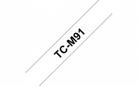 Benzi pentru etichete - TCM91 9mm BLACK  ON CLEAR TAPE