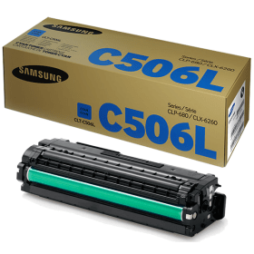 Cartuse toner - Samsung CLT-C506L - Toner Cyan CLP-680ND/ CLP-680DW, CLX-6260ND/ CLX-6260FD/ CLX-6260FR/ CLX-6260FW – 3.5k