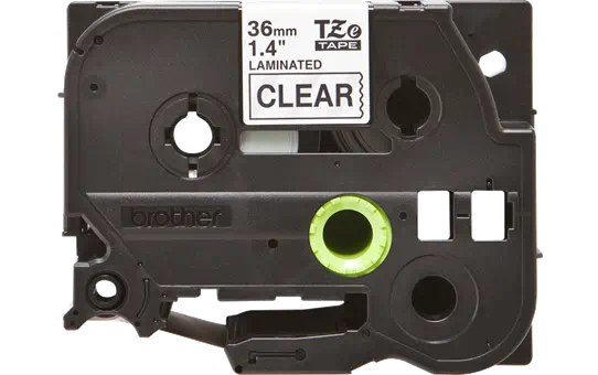 TZE161 36mm BLACK ON CLEAR [1]