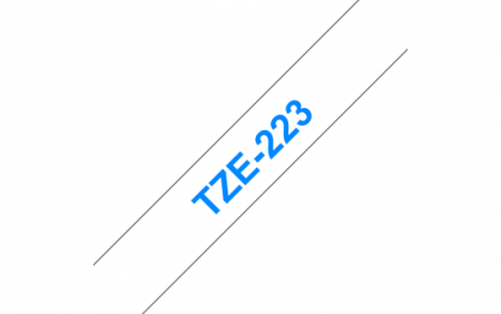 Benzi pentru etichete - TZE223 9mm BLUE ON WHITE