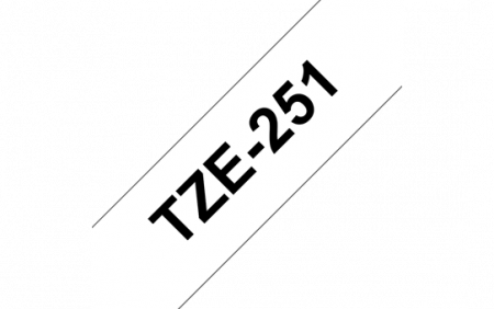 Benzi pentru etichete - TZE251 24mm BLACK ON WHITE