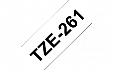 Benzi pentru etichete - TZE261 36mm BLACK ON WHITE