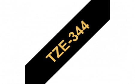 TZE344 18mm GOLD ON BLACK