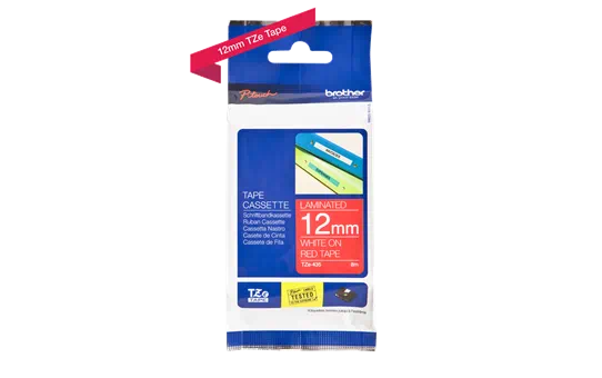 TZE435 12mm WHITE ON RED [2]