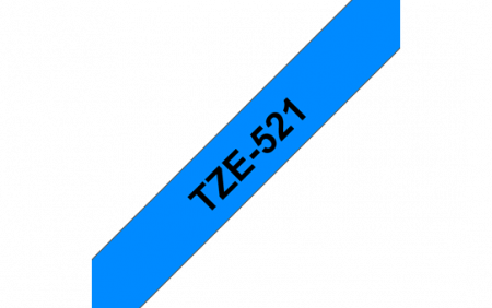 Benzi pentru etichete - TZE521 9mm BLACK ON BLUE