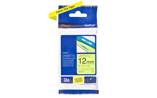 TZEC31 12mm BLACK ON FLUO. YELLOW [2]