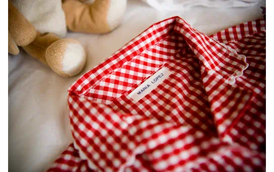 TZEFA3 12mm BLUE ON WHITE FABRIC TAPE [3]