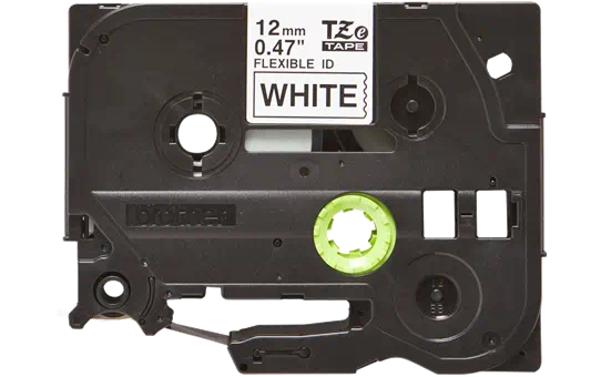 TZEFX231 12mm BLACK  ON WHITE FLEXIBLE ID [1]