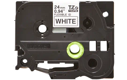 TZEFX251 24mm BLACK  ON WHITE FLEXIBLE ID [1]