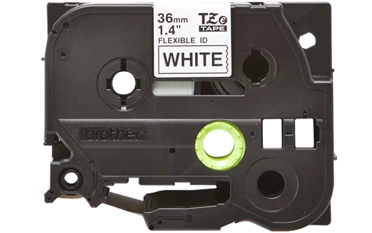 TZEFX261 36mm BLACK  ON WHITE FLEXIBLE ID [1]